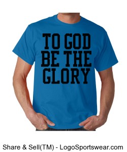 Blue Gildan Adult T-shirt Design Zoom