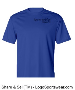 Blue Eyes Adult B-Dry Core Short-Sleeve Performance Tee by Badger Sports Design Zoom